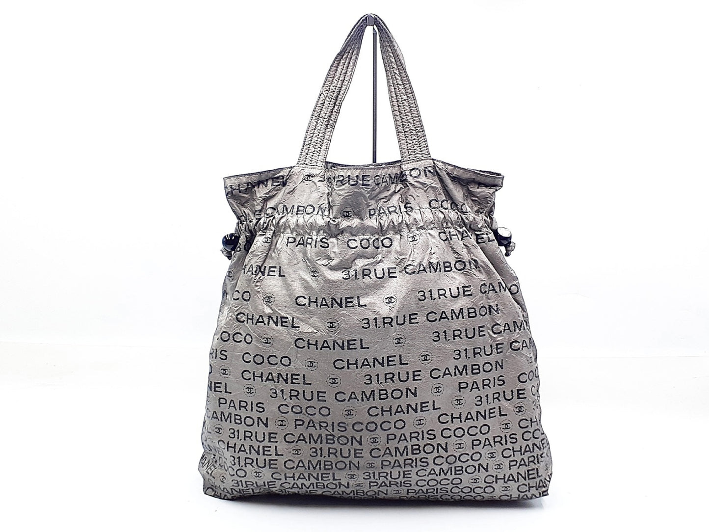 CHANEL Unlimited Silver 12 Series Tote Bag