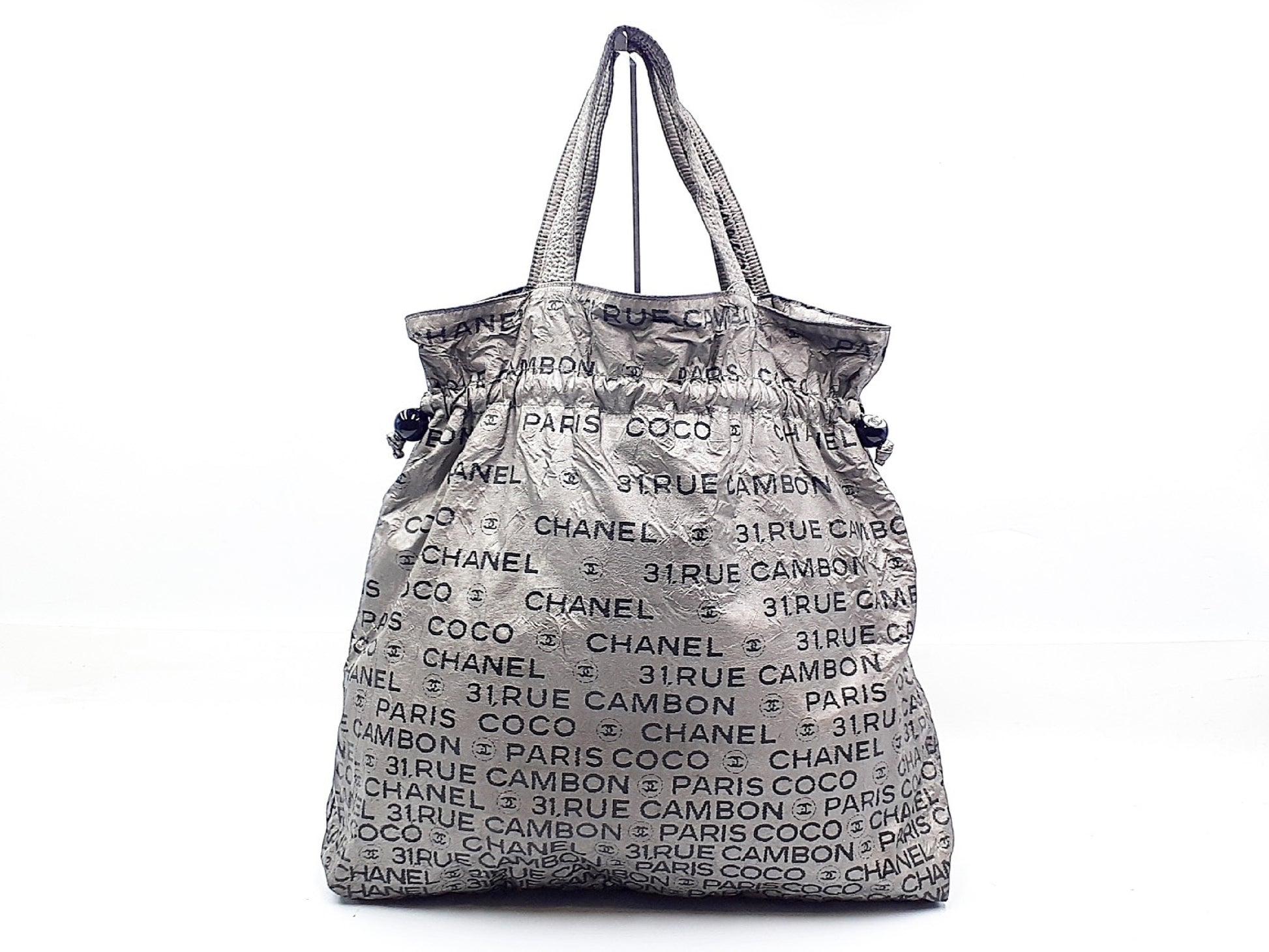 CHANEL Unlimited Silver 12 Series Tote Bag