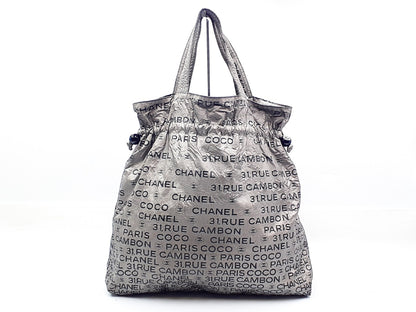 CHANEL Unlimited Silver 12 Series Tote Bag