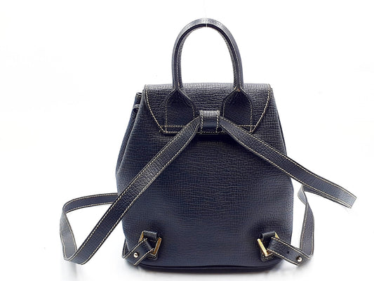 LOEWE Leather Backpack with Gold Hardware