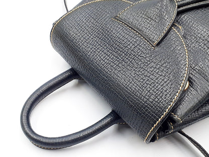 LOEWE Leather Backpack with Gold Hardware