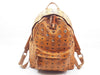 MCM Studded Logo Leather Backpack