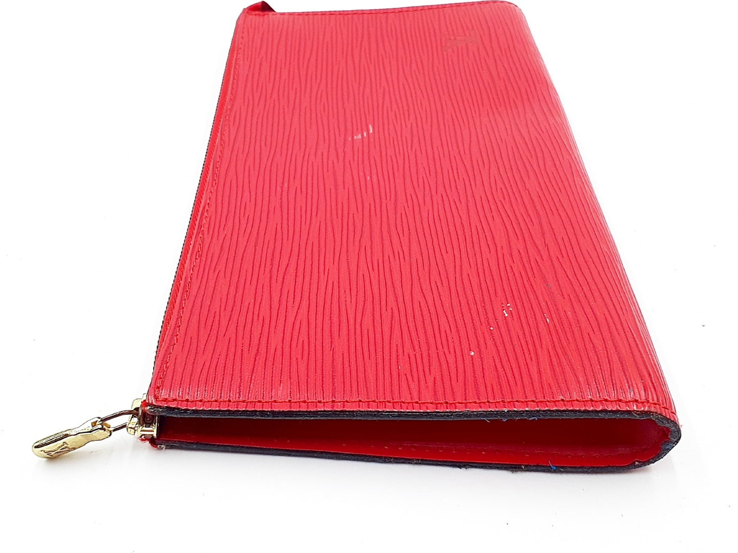 LOUIS VUITTON Epi Pochette Accessoires Castilian Red Pouch