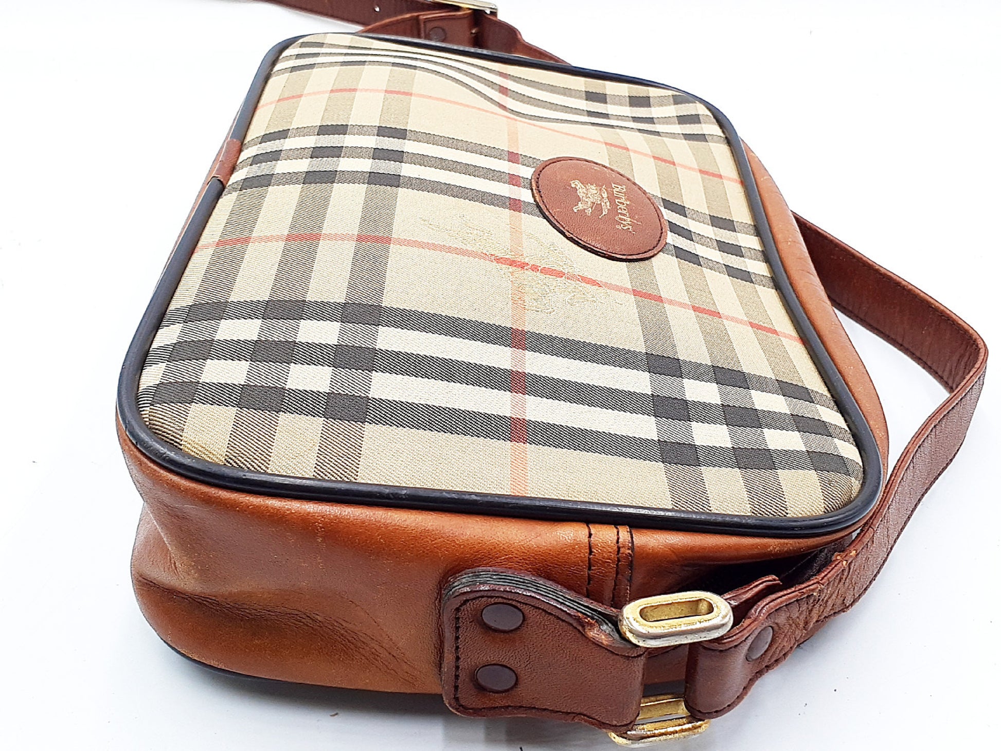 Burberry's Nova Check Leather Bag 3-Piece Set