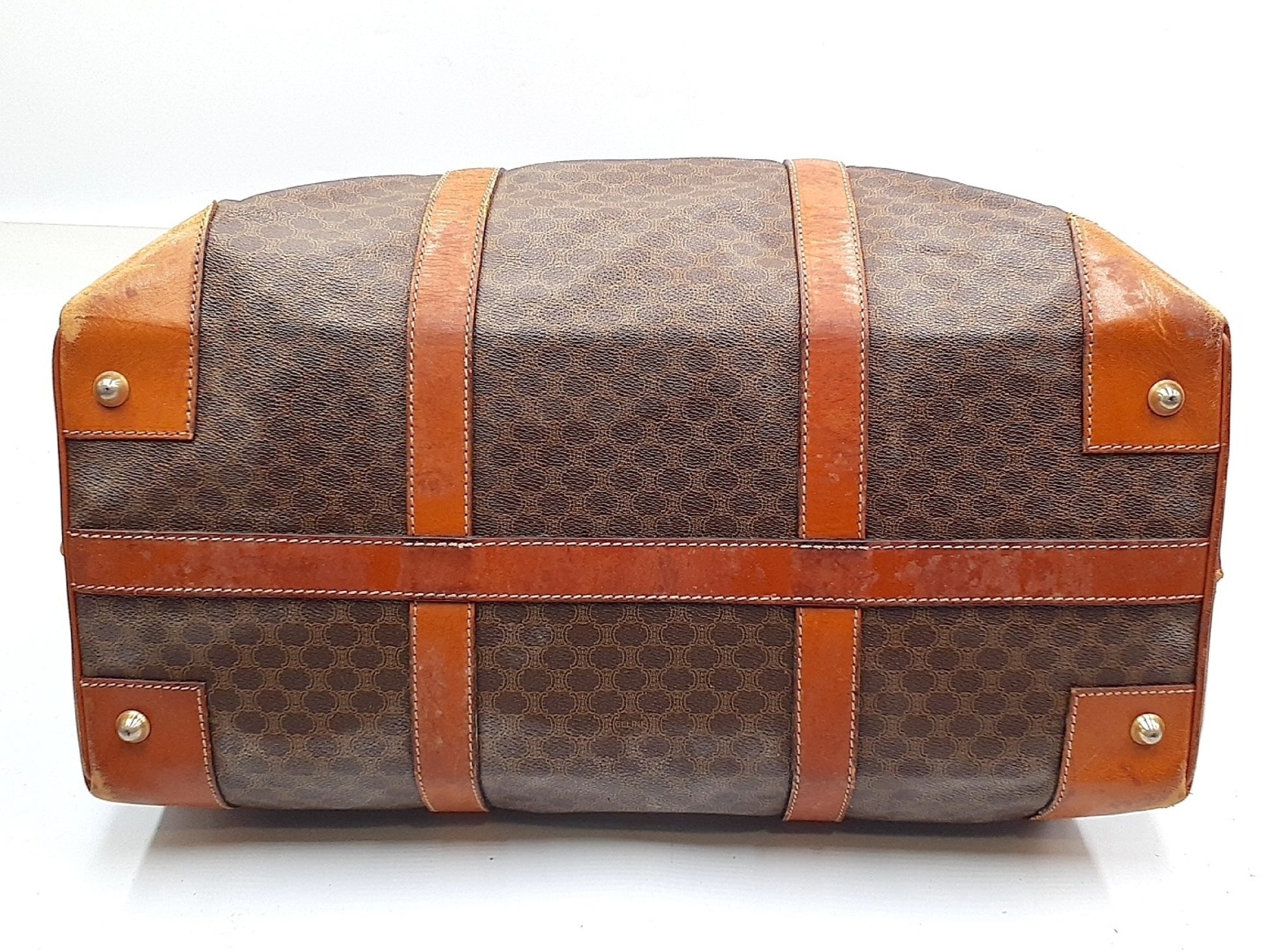 CELINE 4-Piece Macadam Leather Vintage Bag Set