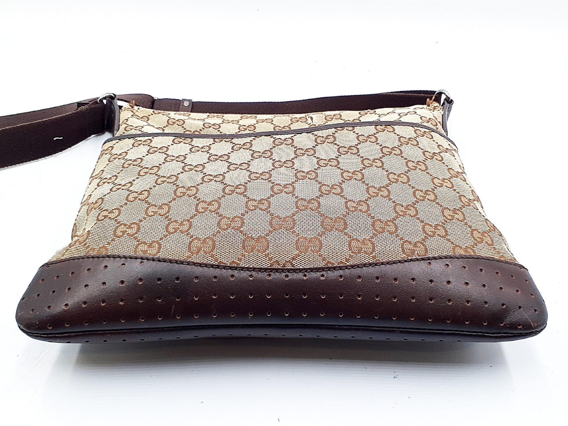 GUCCI GG Imprime 4-Piece Set: GG Imprime GG Canvas Leather Tote, Leather Shoulder Bag, Leather Handbag