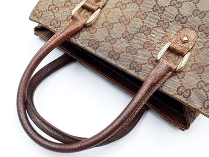 GUCCI GG Imprime 4-Piece Set: GG Imprime GG Canvas Leather Tote, Leather Shoulder Bag, Leather Handbag