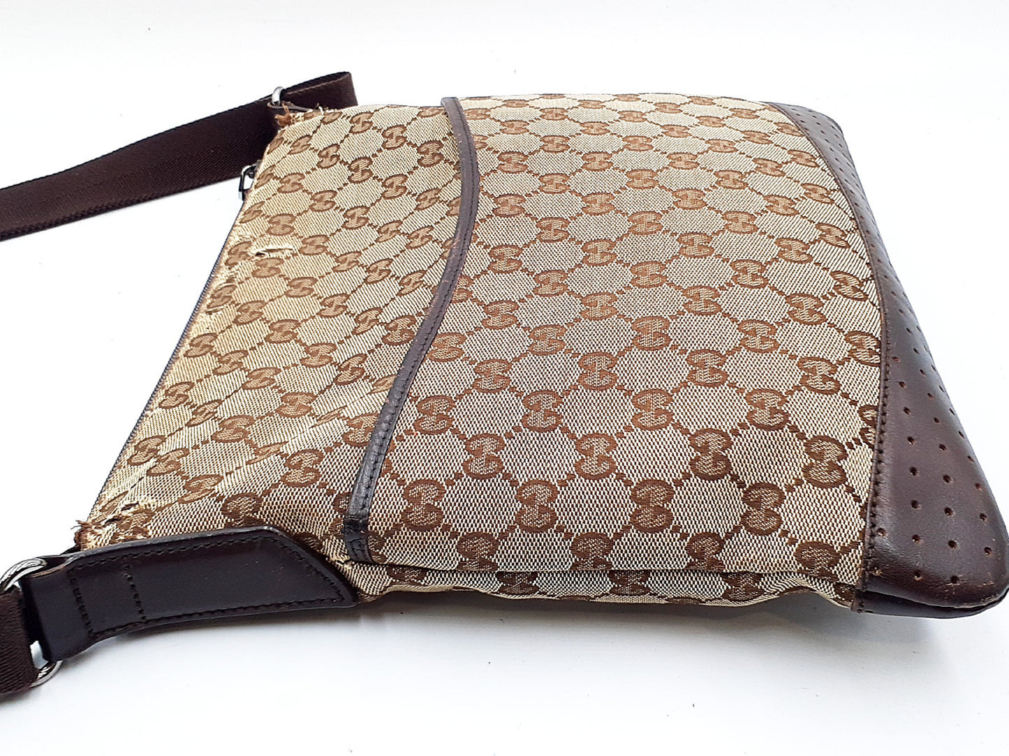 GUCCI GG Imprime 4-Piece Set: GG Imprime GG Canvas Leather Tote, Leather Shoulder Bag, Leather Handbag