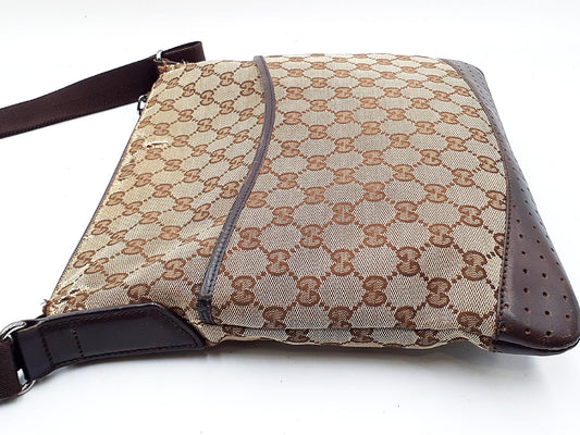 GUCCI GG Imprime 4-Piece Set: GG Imprime GG Canvas Leather Tote, Leather Shoulder Bag, Leather Handbag