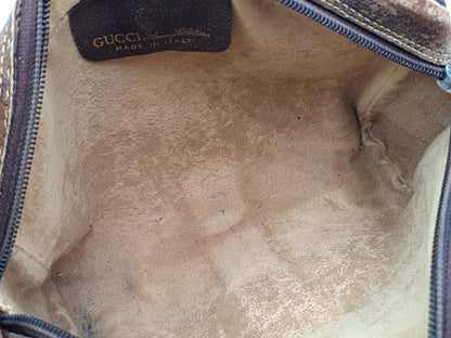 GUCCI GG Supreme 4-Piece Set, GG Supreme Sherry Line Leather with Gold Hardware, Second Bag