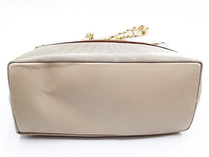 Salvatore Ferragamo Gancini 4-Piece Set Gancini Vara Lizard Leather Chain Shoulder Bag with Gold Hardware