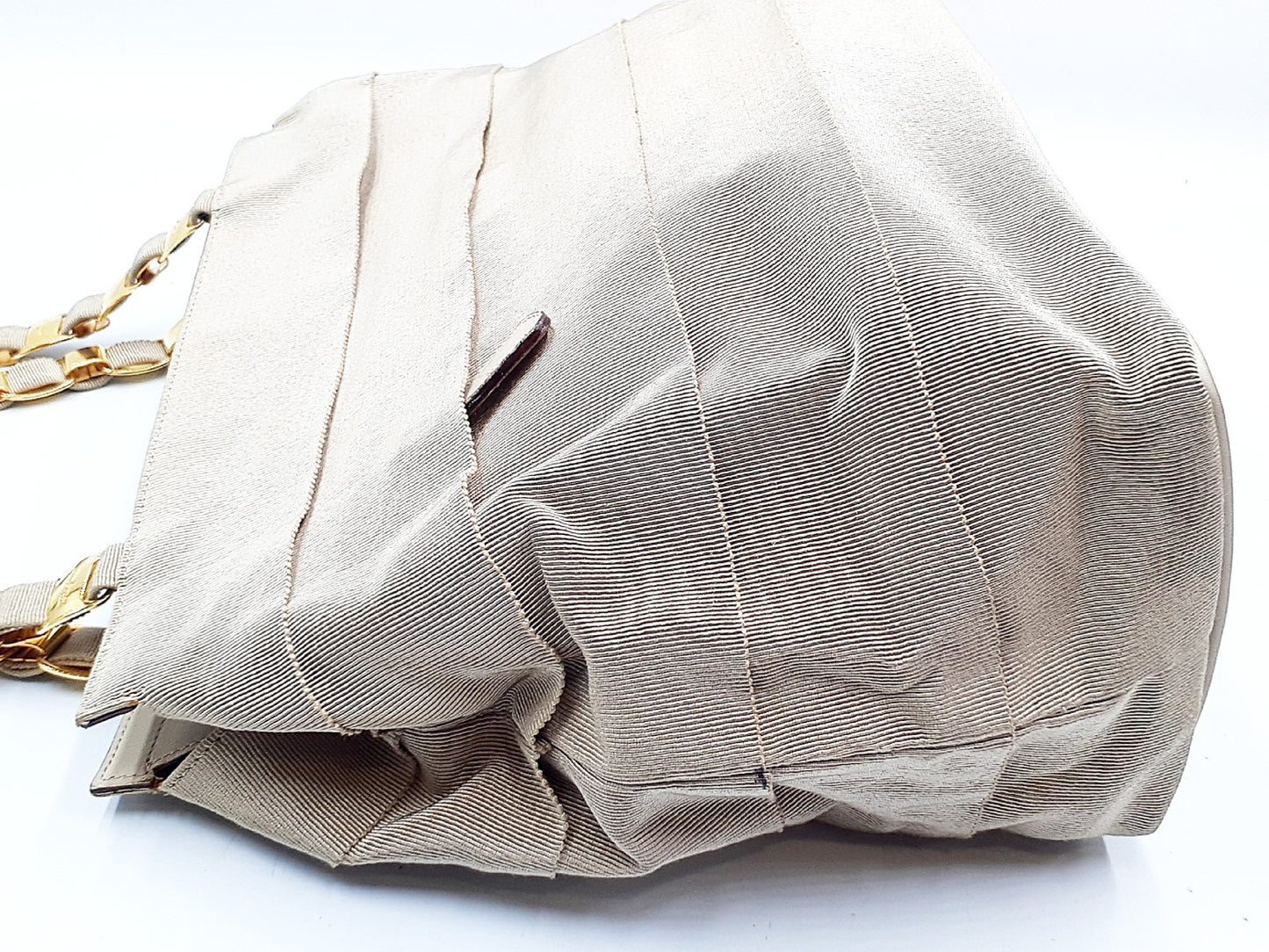 Salvatore Ferragamo Gancini 4-Piece Set Gancini Vara Lizard Leather Chain Shoulder Bag with Gold Hardware