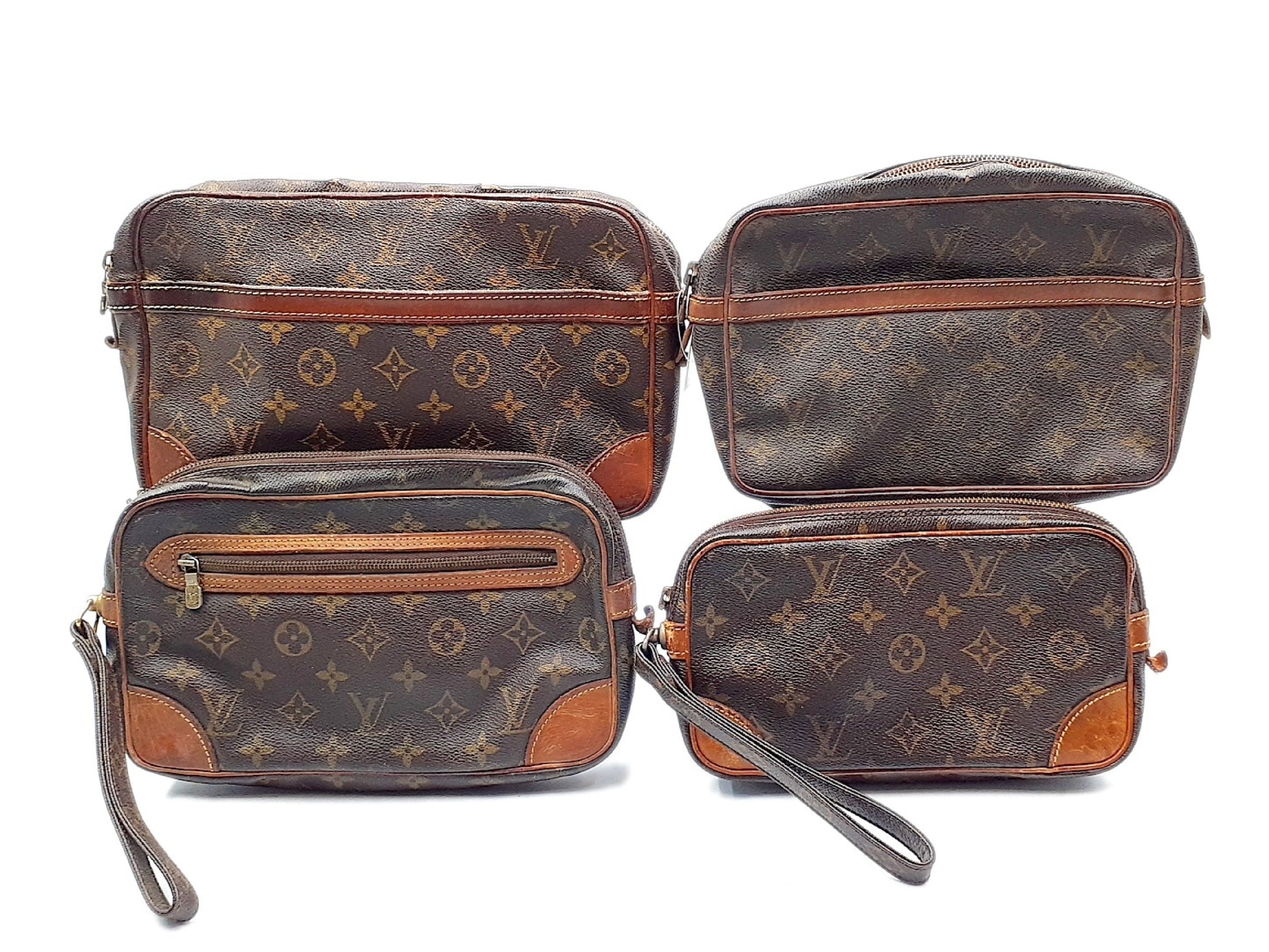 LOUIS VUITTON Monogram 4-Piece Set: Monogram Marly Dragonne, Compiègne 28, and Compiègne 23 Second Bag