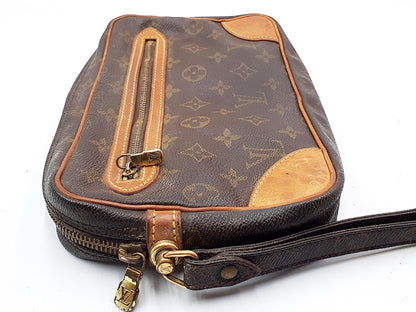 LOUIS VUITTON Monogram 4-Piece Set Monogram Marly Dragonne Compiègne 28 Second Bag