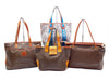 CELINE 4-Piece Macadam Leather Vintage Bag Set