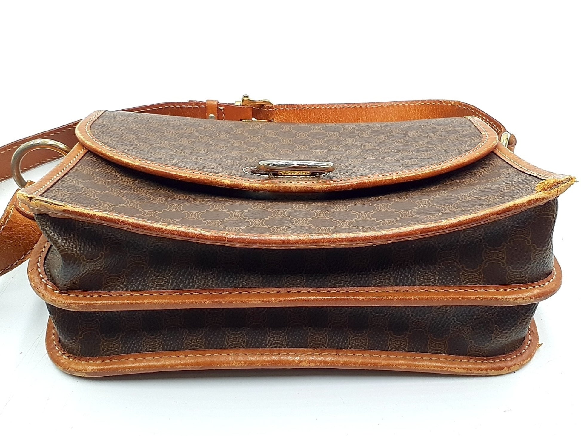 CELINE 5-Piece Macadam Leather Vintage Bag Set