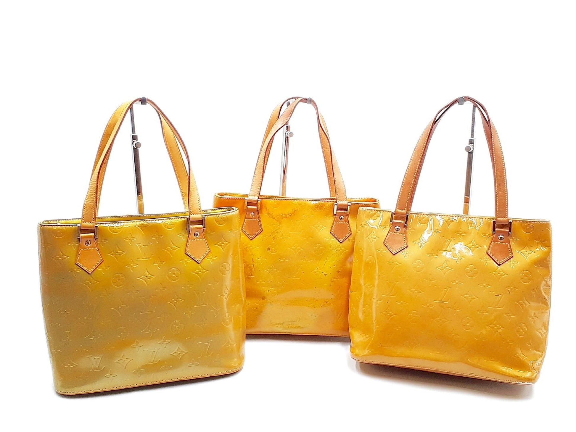 LOUIS VUITTON 3-Piece Set Vernis Houston Bag