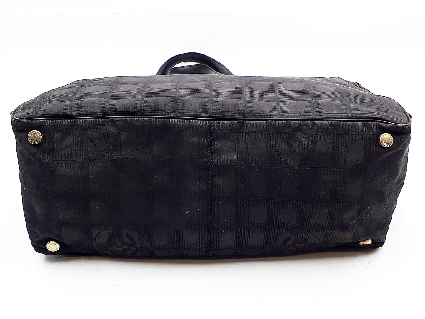 CHANEL New Travel Line All Black All Stickers 3-Piece Bag Set