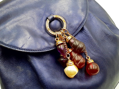 LOEWE Chain Leather Gold Hardware Vintage Handbag