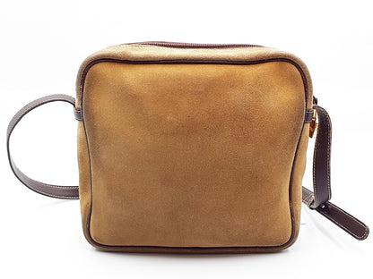 LOEWE Anagram Gold Hardware Leather Shoulder Bag