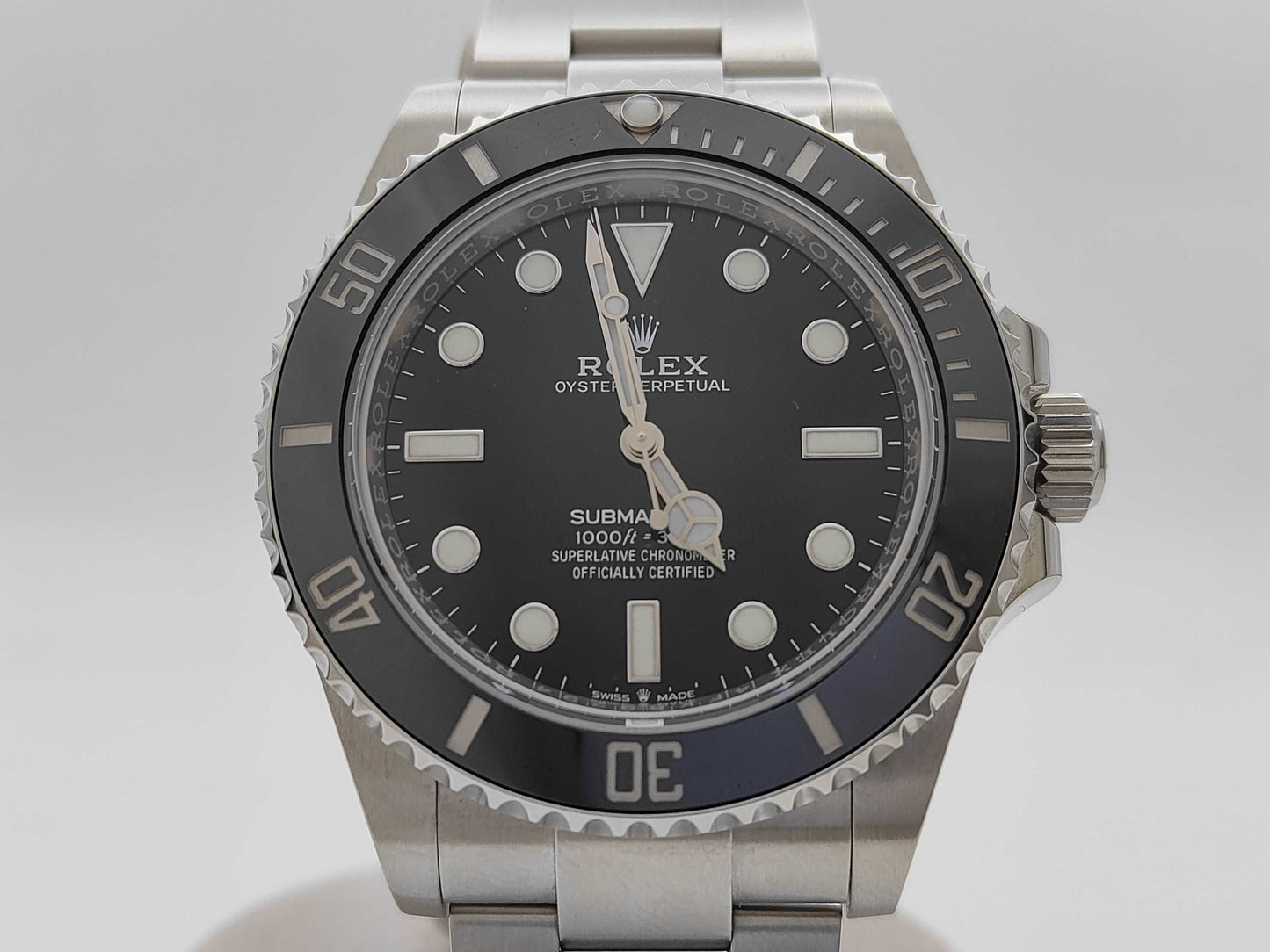 ROLEX Submariner 124060 4FK89294 Black Dial Oyster Bracelet Men's Watch
