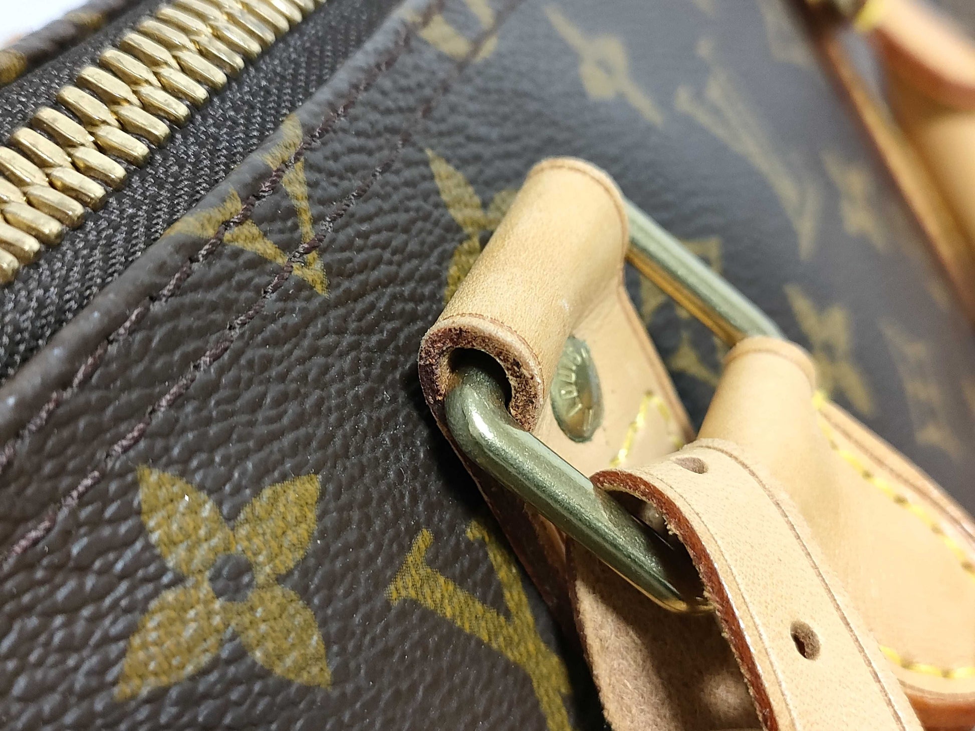 LOUIS VUITTON Monogram M41424 Keepall 55 Boston Bag