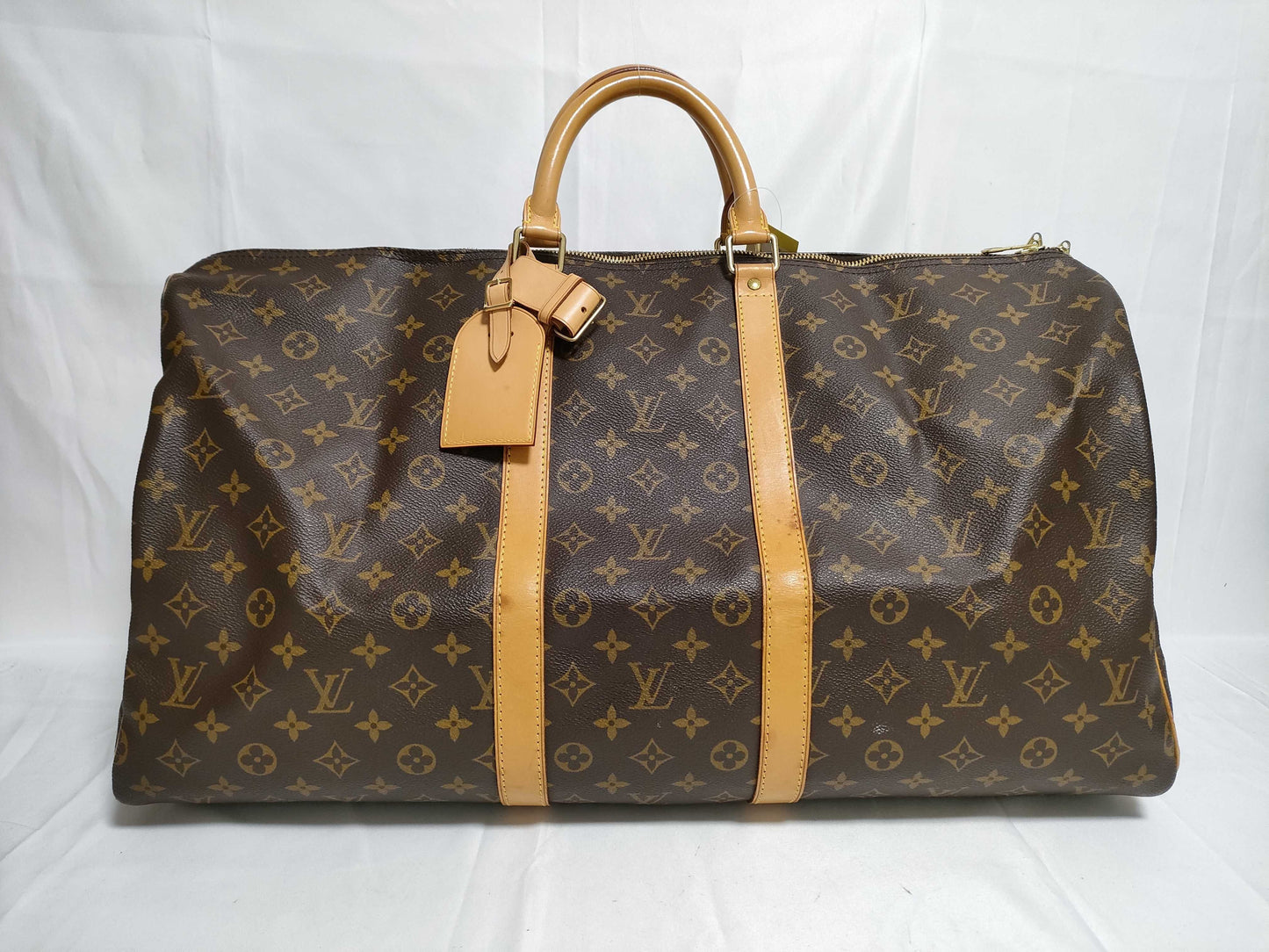 LOUIS VUITTON Monogram M41424 Keepall 55 Boston Bag