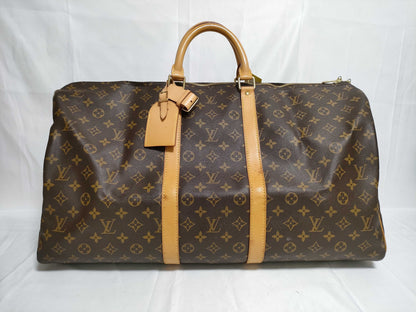 LOUIS VUITTON Monogram M41424 Keepall 55 Boston Bag