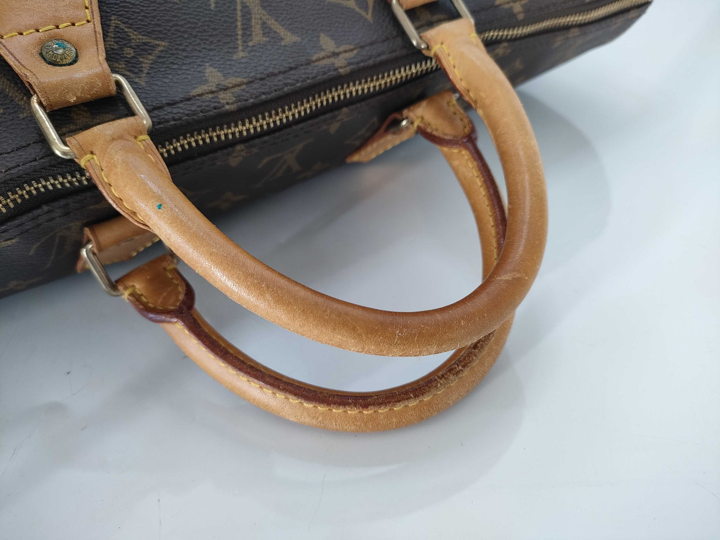 LOUIS VUITTON Monogram Louis Vuitton M41106 Monogram Speedy 40 Brown Hand Boston Bag