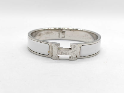 HERMES Click H Silver GP Bracelet Bangle Accessories Bracelets & Bangles
