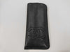 CHANEL Caviar Skin Coco Mark Black Leather Eyeglass Case Accessories Other Accessories