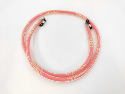 CHANEL Glasses Strap Logo Pink Glass Cord A14580 Accessories Necklace