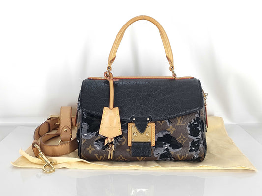 LOUIS VUITTON M40434 Monogram Fleur de Je Carrousel Shoulder Bag Handbag