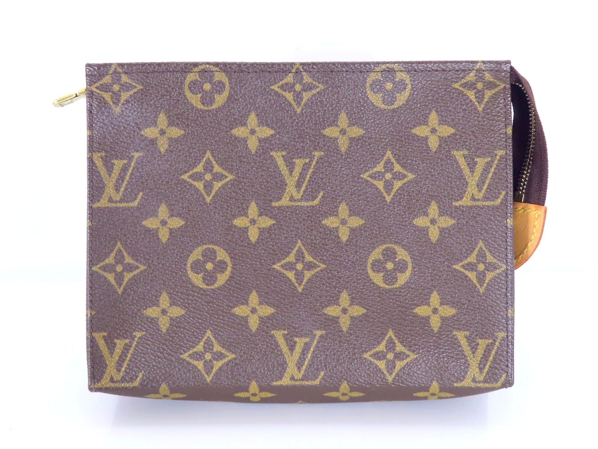 LOUIS VUITTON Monogram Louis Vuitton LOUIS VUITTON M47544 Monogram Pochette Toilette 19 Pouch