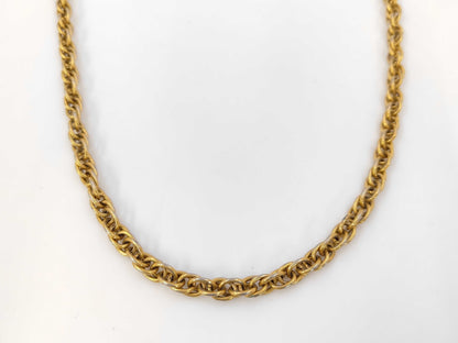 CHANEL Cambon 31 Gold GP Necklace Vintage Accessory Necklace