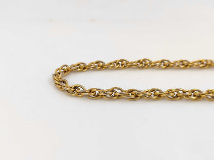 CHANEL Cambon 31 Gold GP Necklace Vintage Accessory Necklace