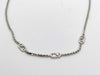 FENDI FF logo silver GP necklace accessory necklace