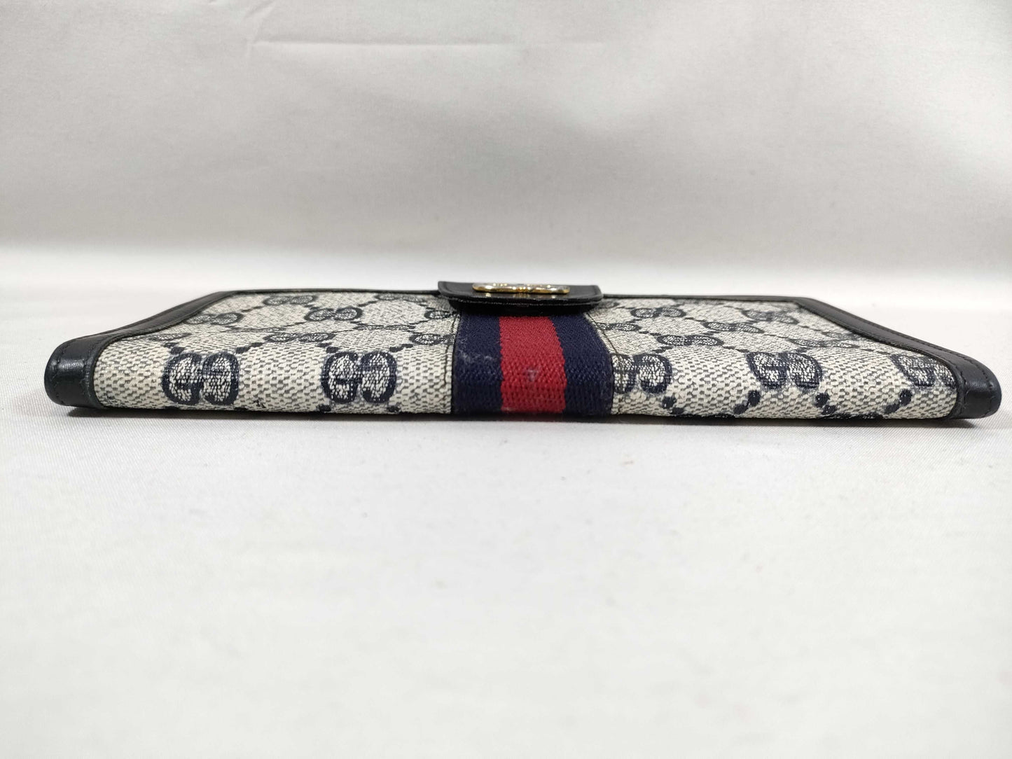 GUCCI GG Supreme Gucci Sherry Line GG Supreme Long Wallet