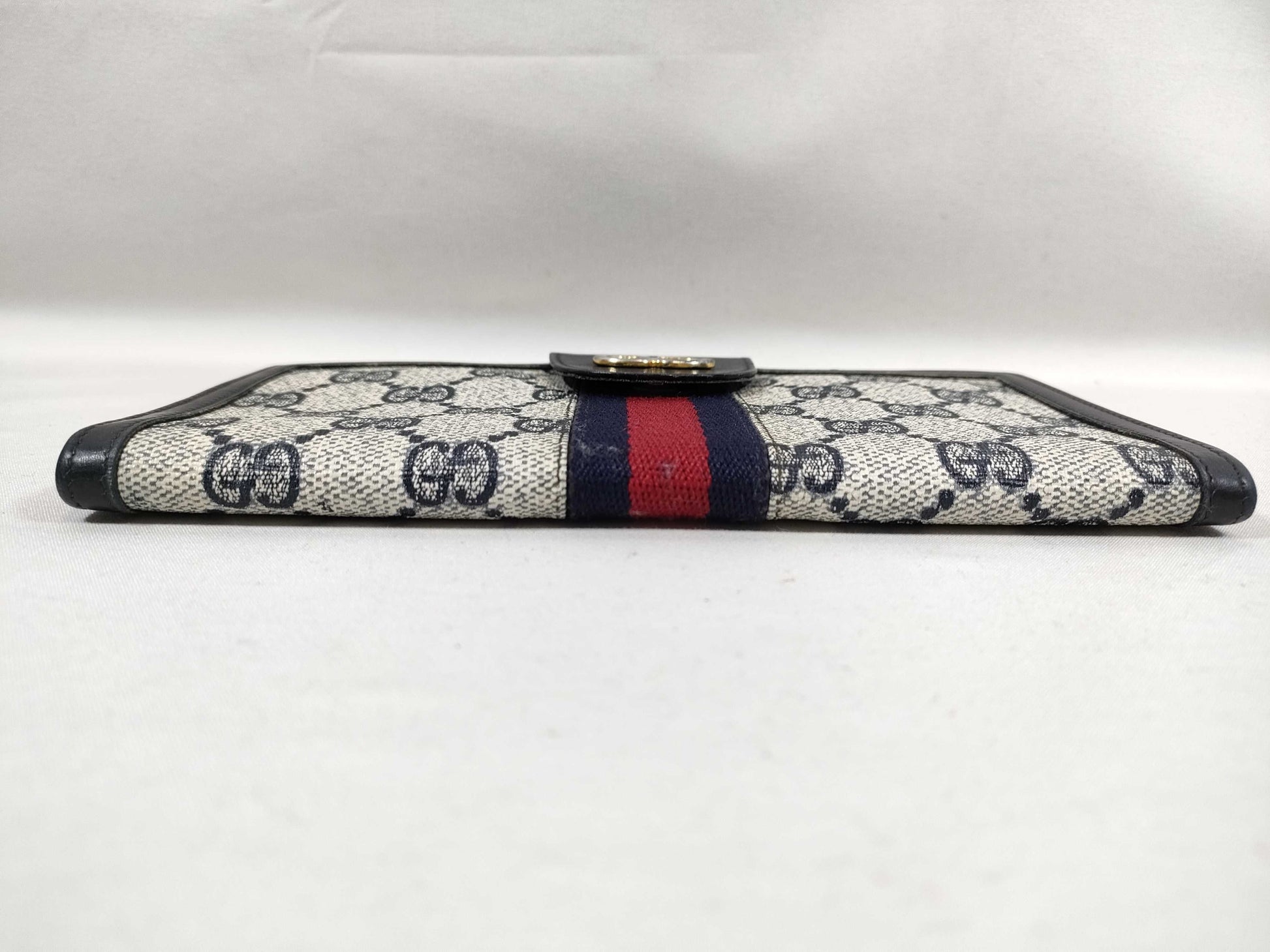 GUCCI GG Supreme Gucci Sherry Line GG Supreme Long Wallet