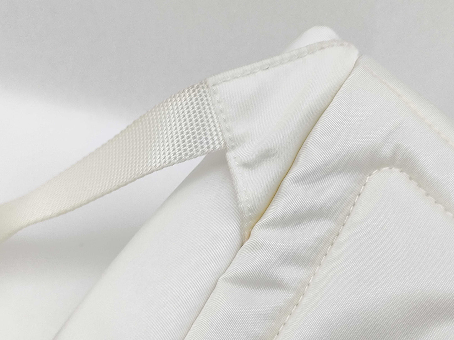 PRADA Nylon Prada Backpack White Backpack