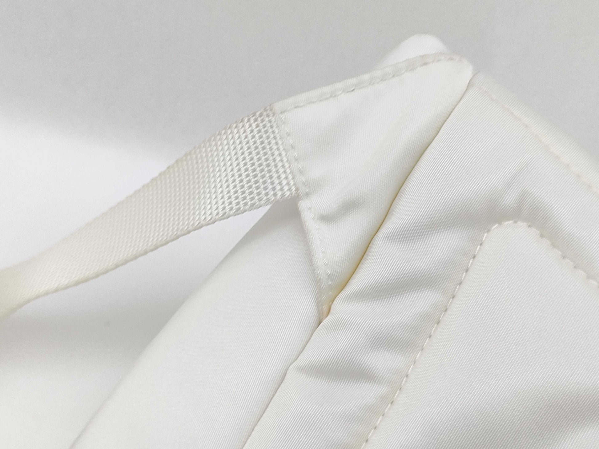 PRADA Nylon Prada Backpack White Backpack