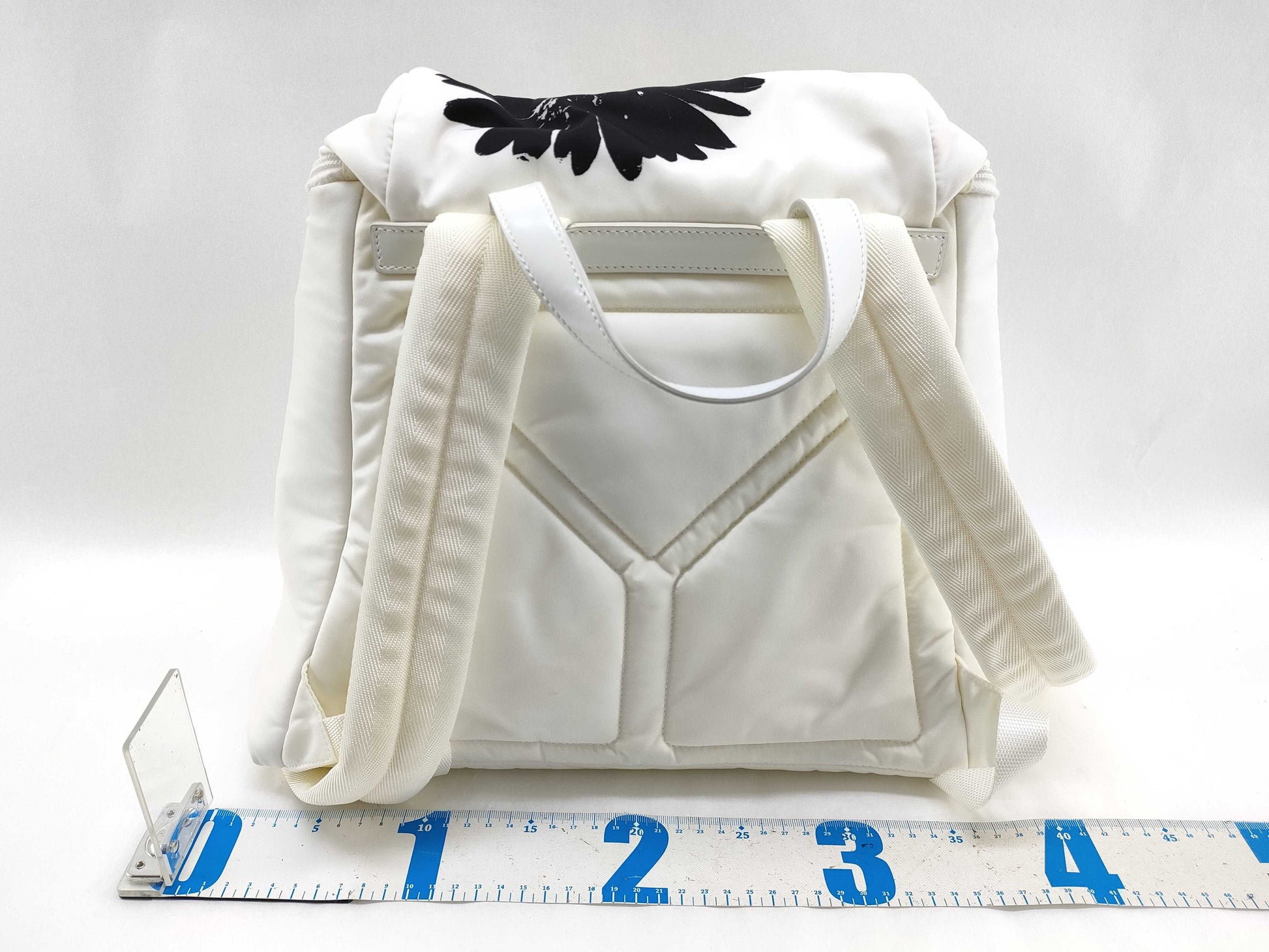 PRADA Nylon Prada Backpack White Backpack