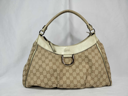 GUCCI GG Canvas GUCCI Abbey Tote Bag GG Pattern 213317 Shoulder Bag