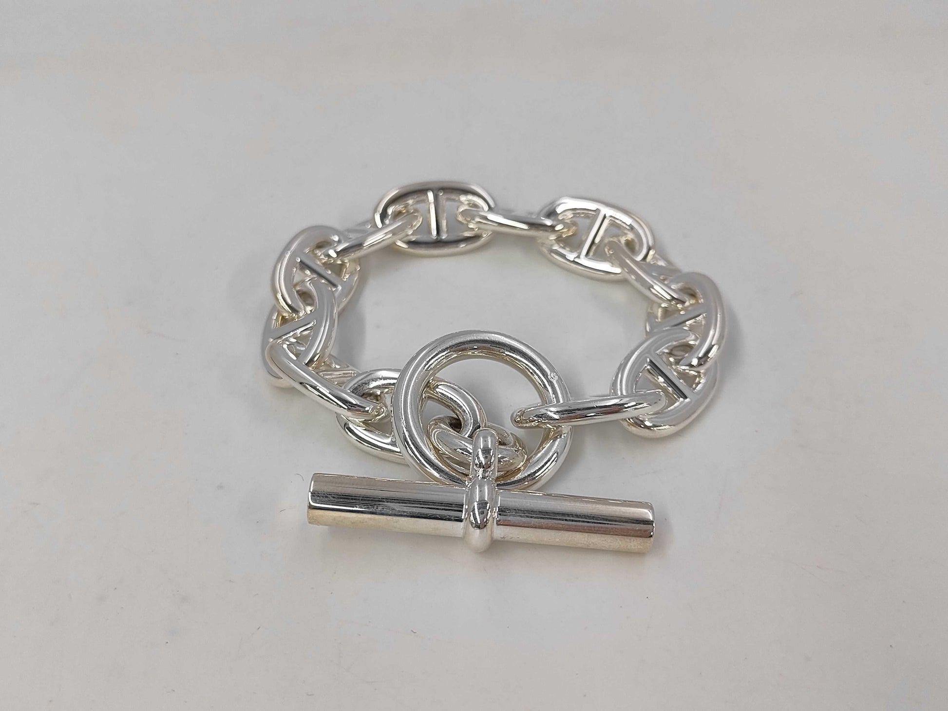 HERMES Chaine d'Ancre TGM 12-link 925 107.5 bracelet/bangle