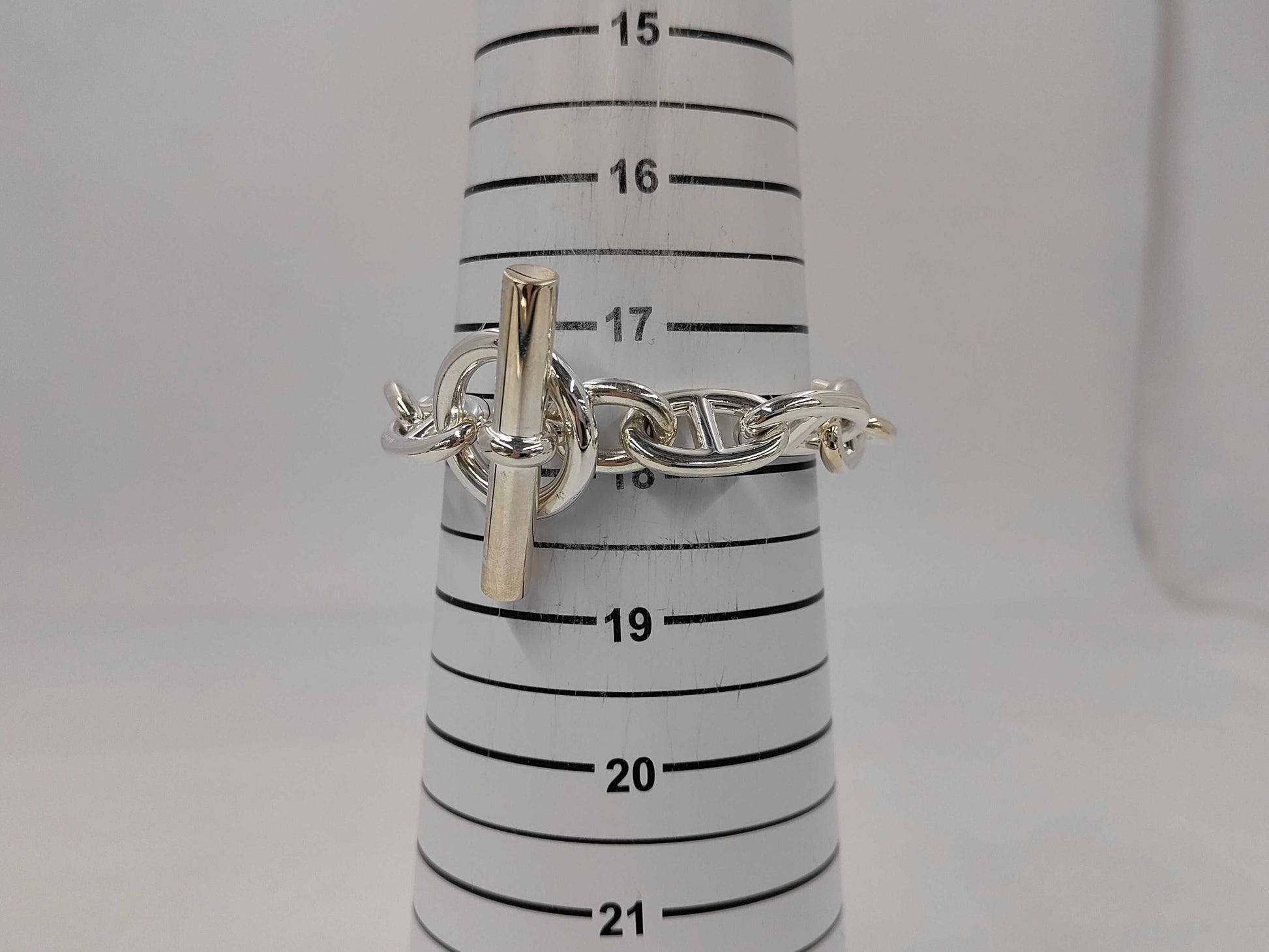 HERMES Chaine d'Ancre TGM 12-link 925 107.5 bracelet/bangle