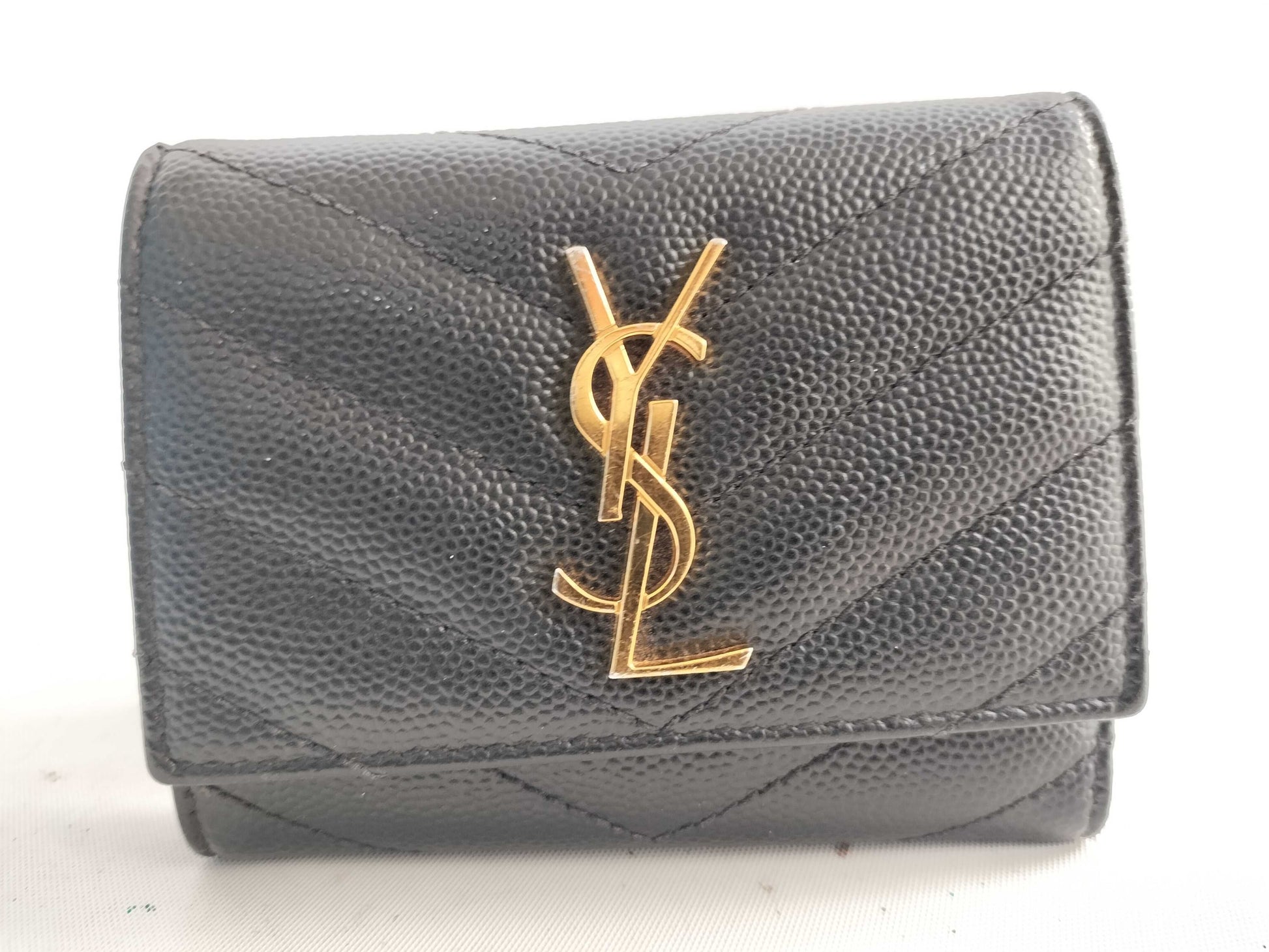 SAINT LAURENT Saint Laurent YSL Key Case Black Key Case/Key Holder