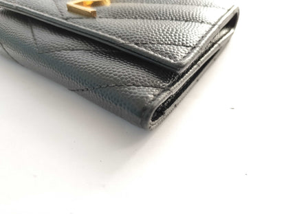 SAINT LAURENT Saint Laurent YSL Key Case Black Key Case/Key Holder