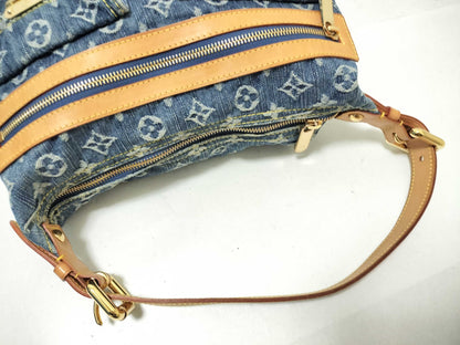 LOUIS VUITTON Monogram Denim LOUIS VUITTON Baggy PM Monogram Denim M95049 Handbag