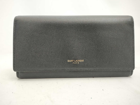 SAINT LAURENT Saint Laurent Long Wallet Black Wallet