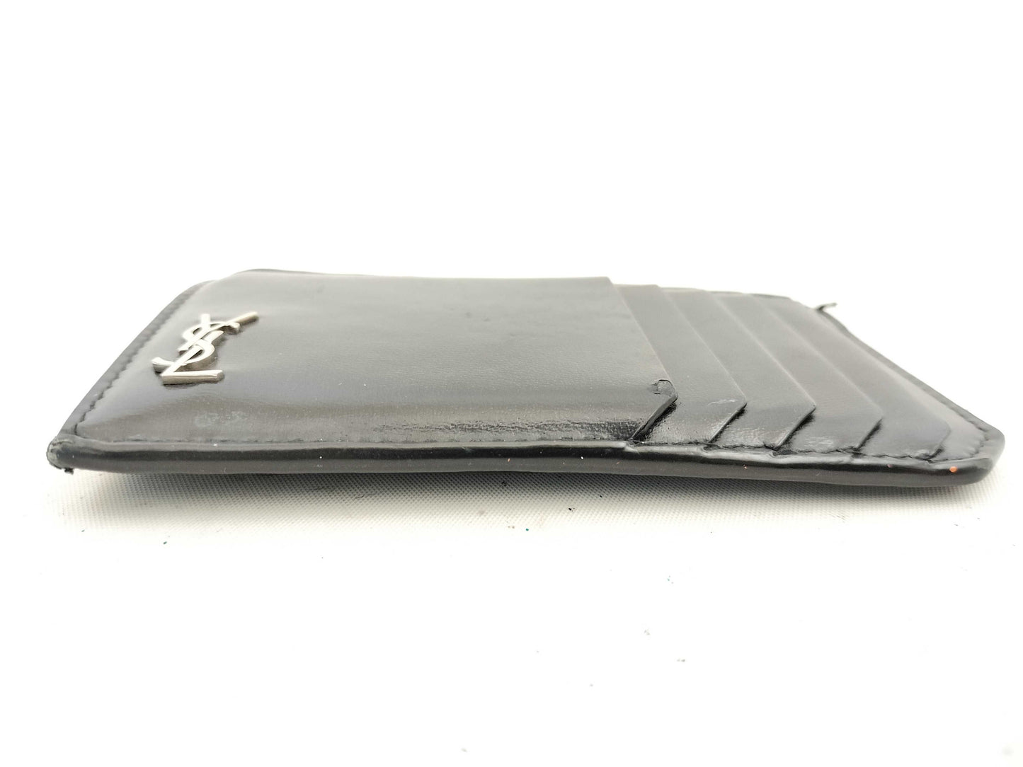 SAINT LAURENT Saint Laurent YSL Fragment Case Black Coin Case